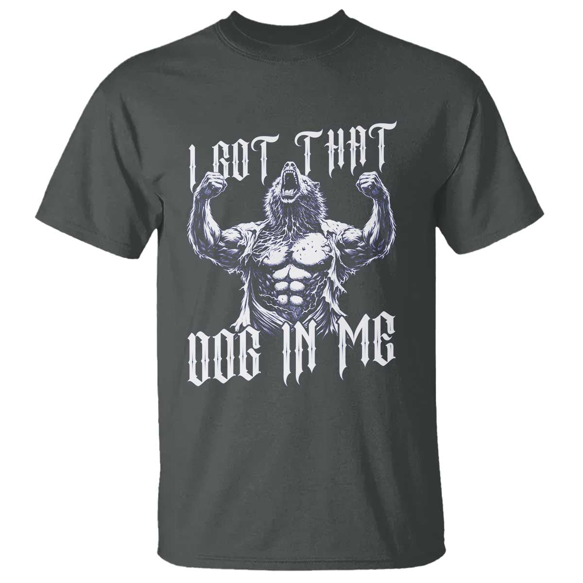 Funny Alpha Wolf Meme T Shirt I Got That Dog In Me