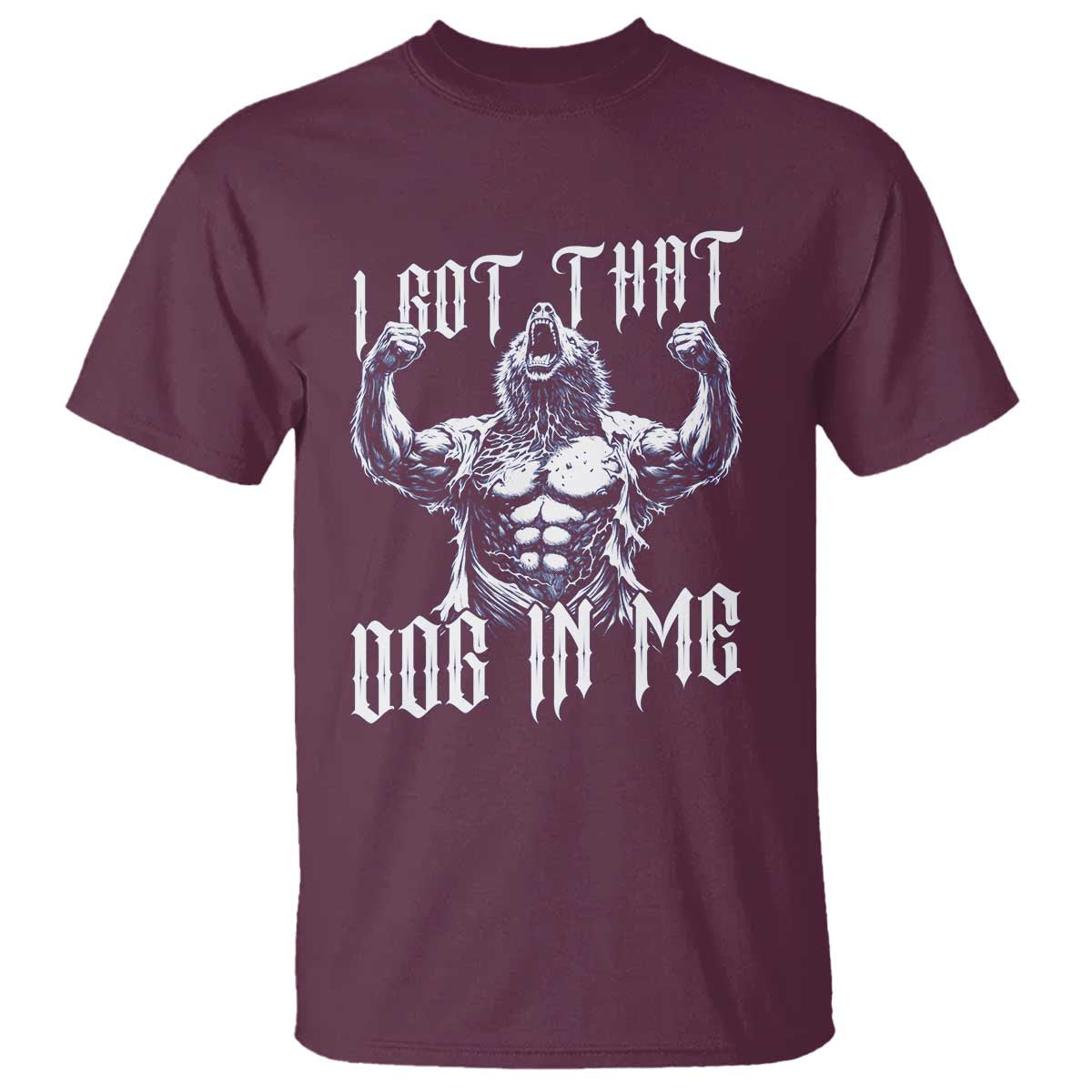 Funny Alpha Wolf Meme T Shirt I Got That Dog In Me