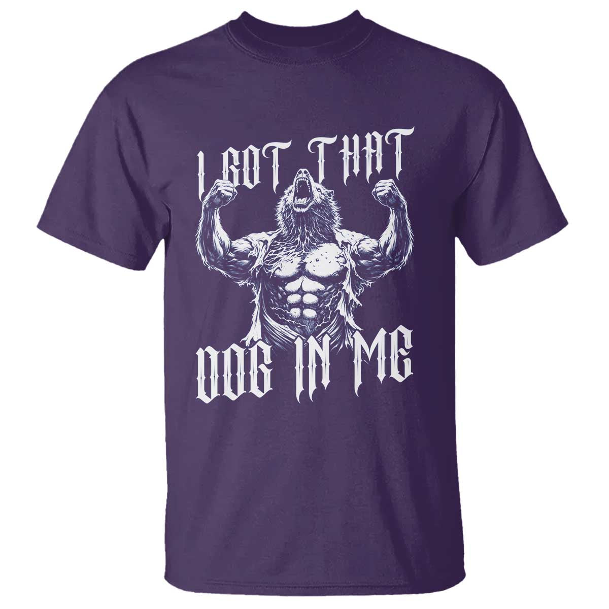 Funny Alpha Wolf Meme T Shirt I Got That Dog In Me