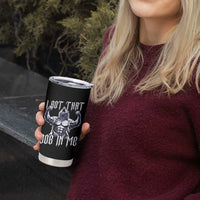 Funny Alpha Wolf Meme Tumbler Cup I Got That Dog In Me