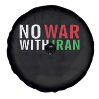 No War With Iran Spare Tire Cover Anti War Protest Apparel Gift