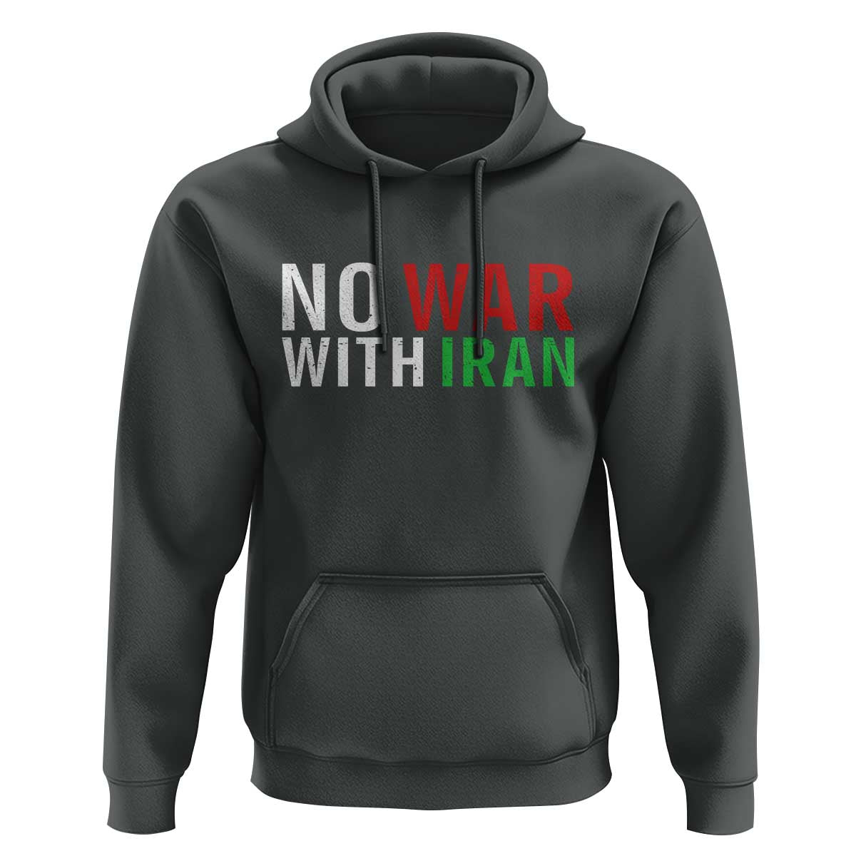 No War With Iran Hoodie Anti War Protest Apparel Gift