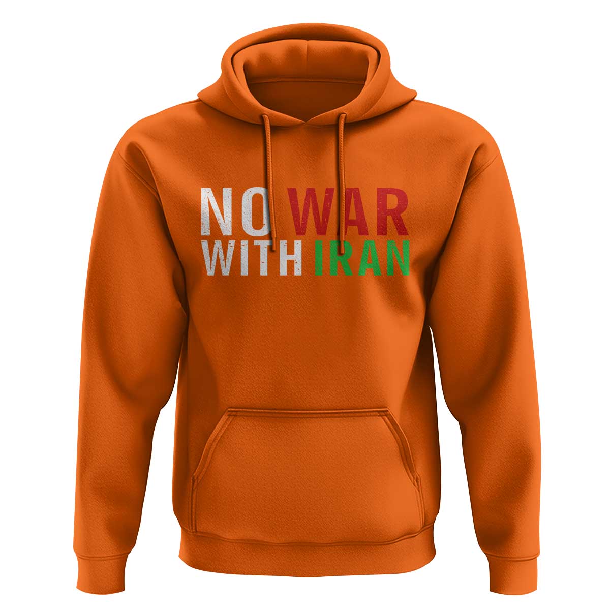 No War With Iran Hoodie Anti War Protest Apparel Gift