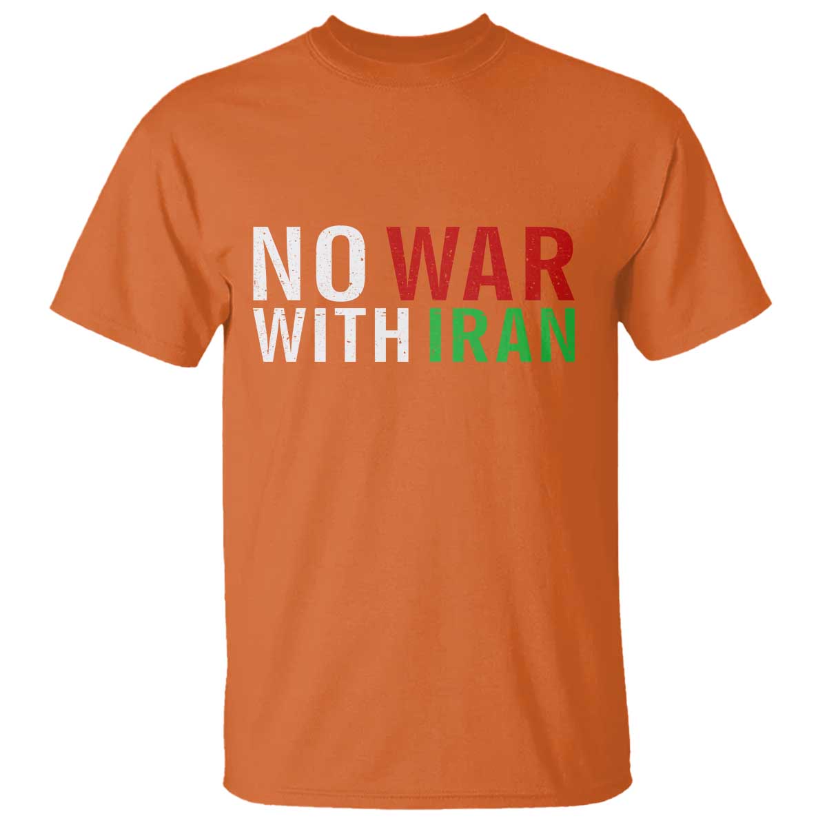 No War With Iran T Shirt Anti War Protest Apparel Gift