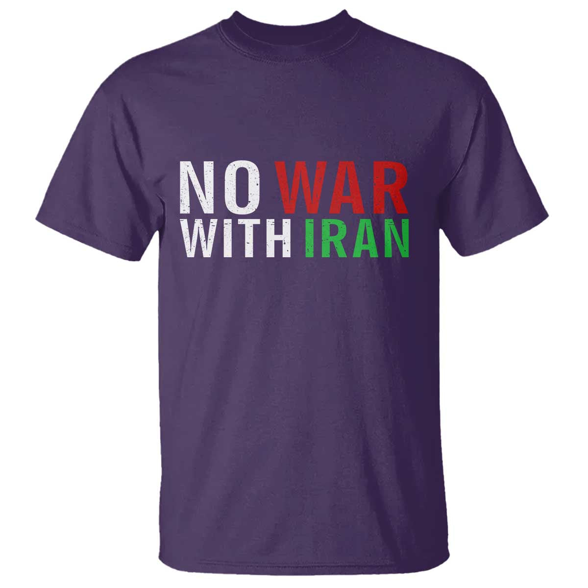 No War With Iran T Shirt Anti War Protest Apparel Gift