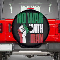 No War With Iran Spare Tire Cover Peace Activist Gift