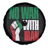 No War With Iran Spare Tire Cover Peace Activist Gift