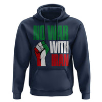 No War With Iran Hoodie Peace Activist Gift
