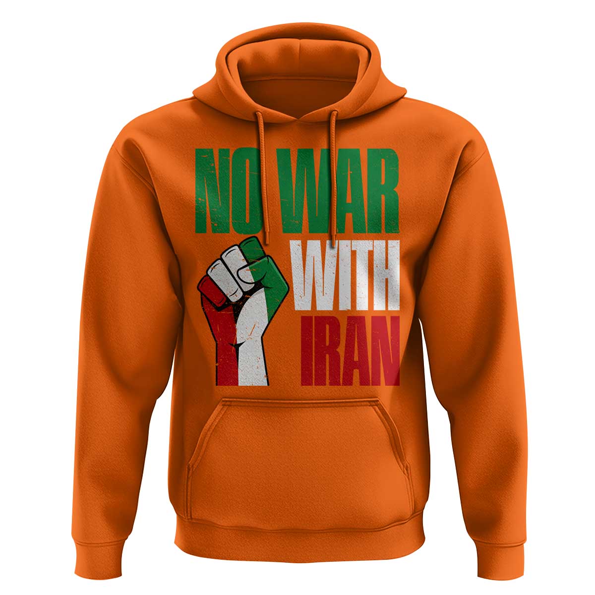 No War With Iran Hoodie Peace Activist Gift