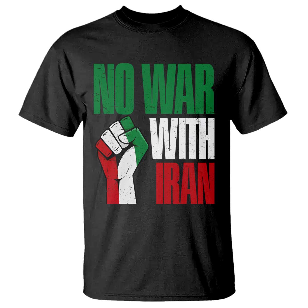 No War With Iran T Shirt Peace Activist Gift
