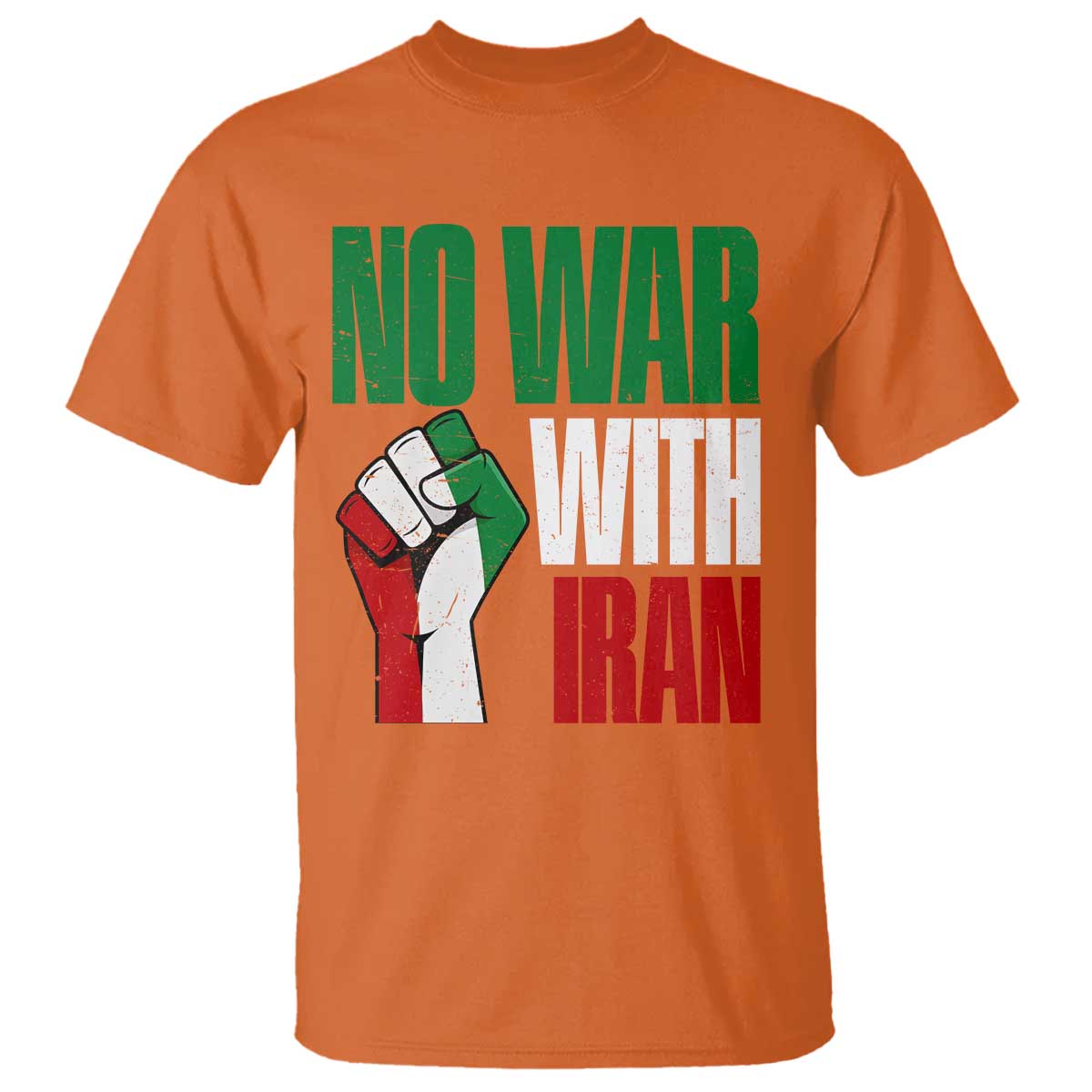 No War With Iran T Shirt Peace Activist Gift