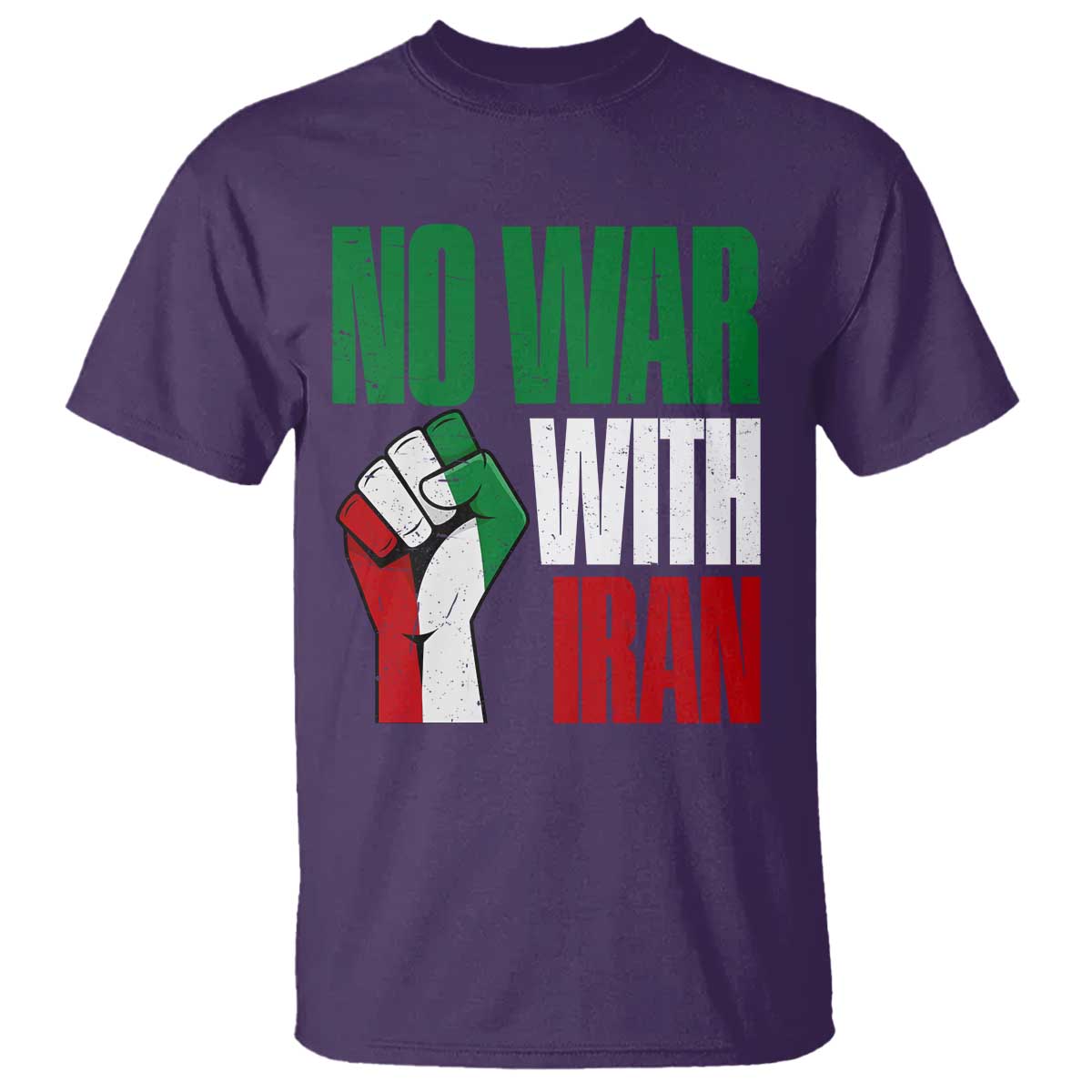 No War With Iran T Shirt Peace Activist Gift