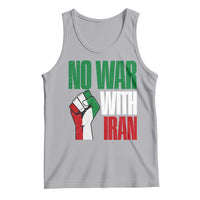 No War With Iran Tank Top Peace Activist Gift