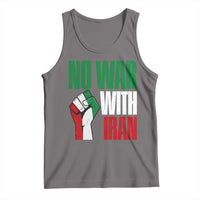 No War With Iran Tank Top Peace Activist Gift