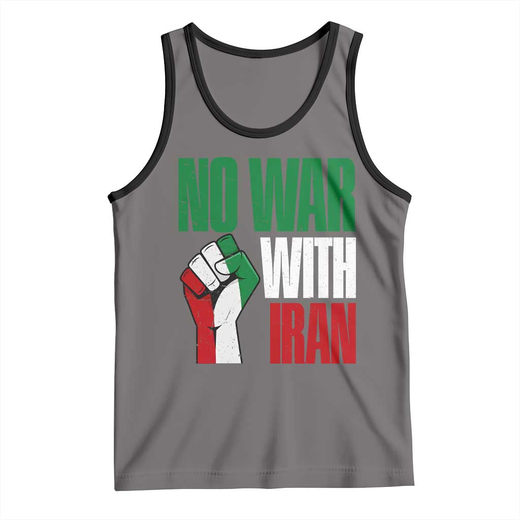 No War With Iran Tank Top Peace Activist Gift