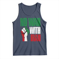 No War With Iran Tank Top Peace Activist Gift