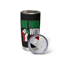No War With Iran Tumbler Cup Peace Activist Gift