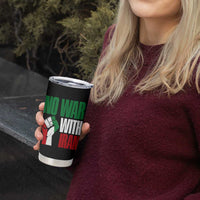 No War With Iran Tumbler Cup Peace Activist Gift