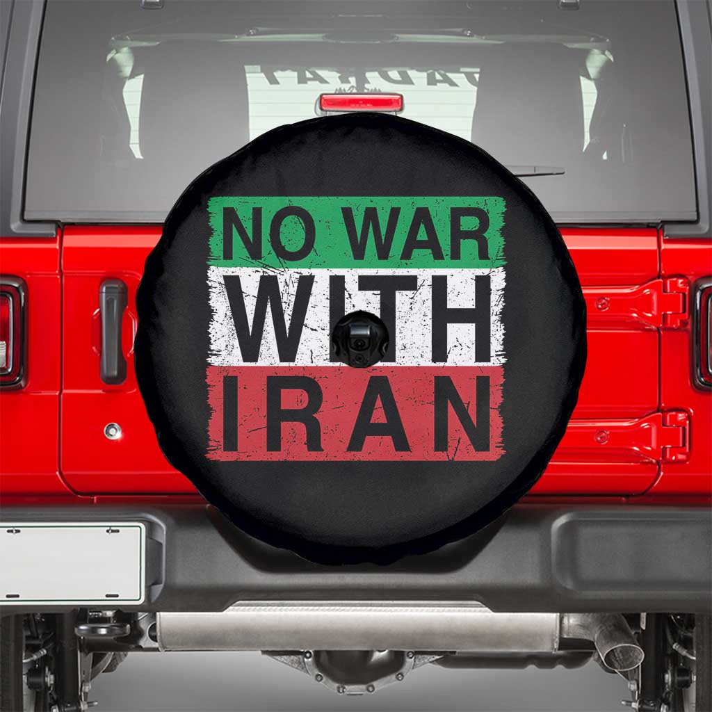 No War With Iran Spare Tire Cover Solidarity With Iranian People Peace