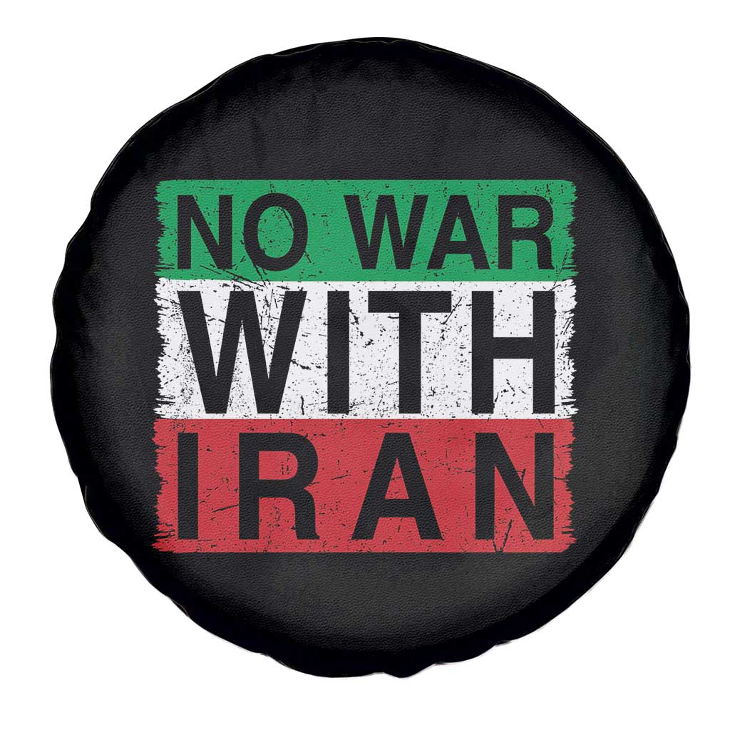 No War With Iran Spare Tire Cover Solidarity With Iranian People Peace