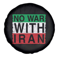 No War With Iran Spare Tire Cover Solidarity With Iranian People Peace