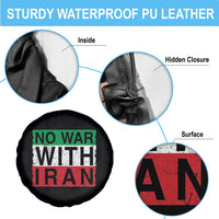 No War With Iran Spare Tire Cover Solidarity With Iranian People Peace