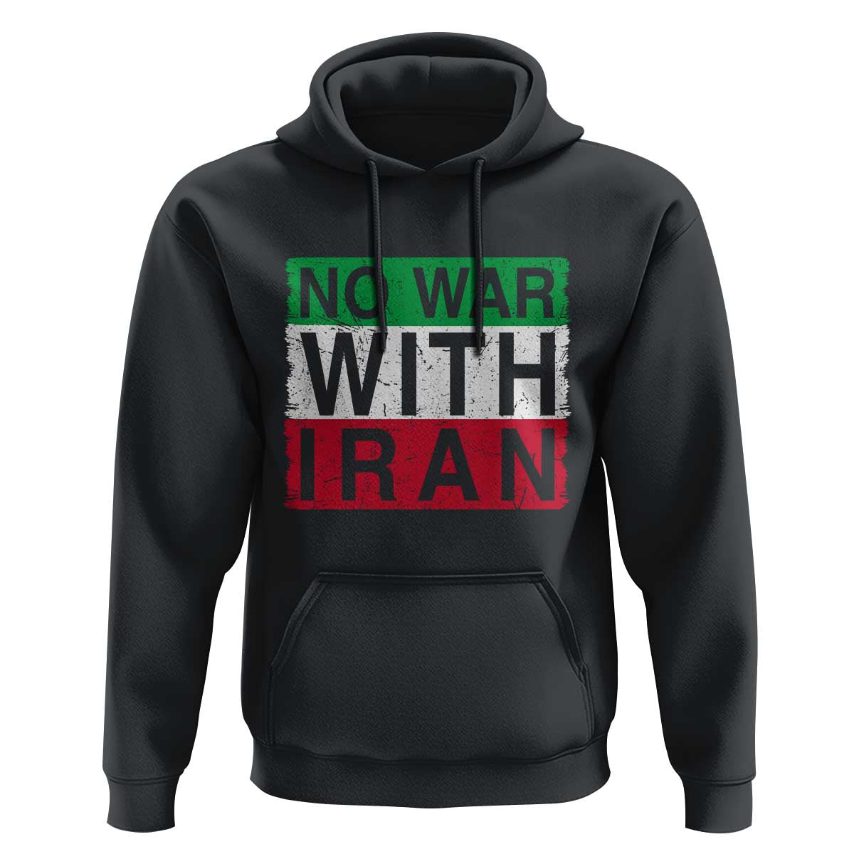 No War With Iran Hoodie Solidarity With Iranian People Peace