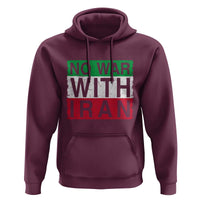 No War With Iran Hoodie Solidarity With Iranian People Peace