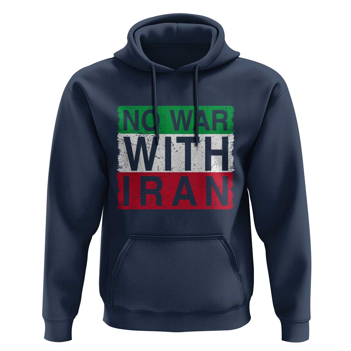 No War With Iran Hoodie Solidarity With Iranian People Peace