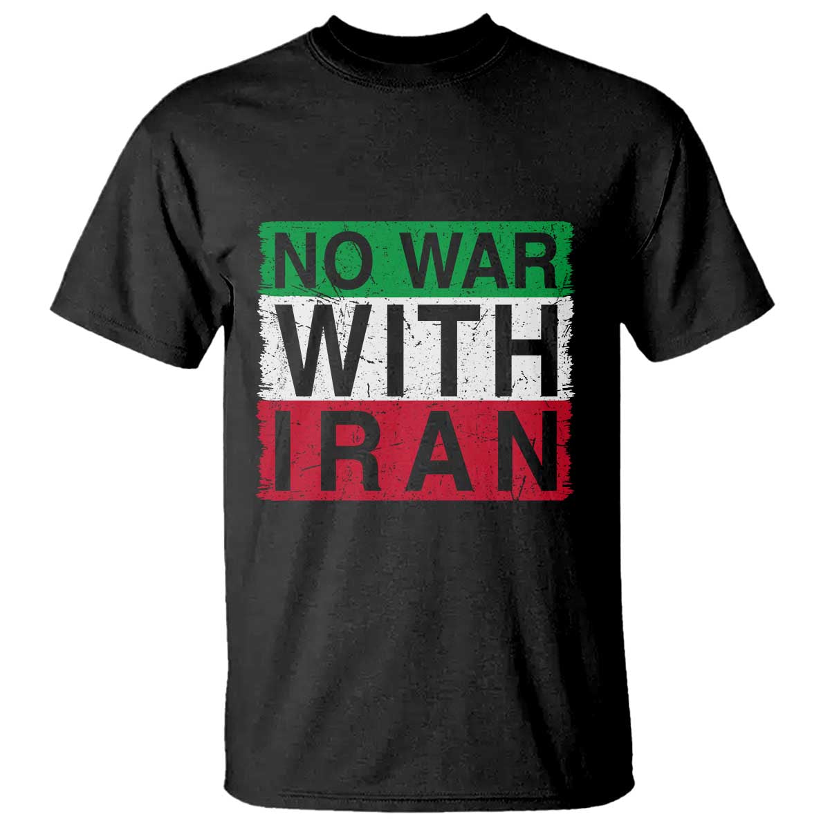 No War With Iran T Shirt Solidarity With Iranian People Peace