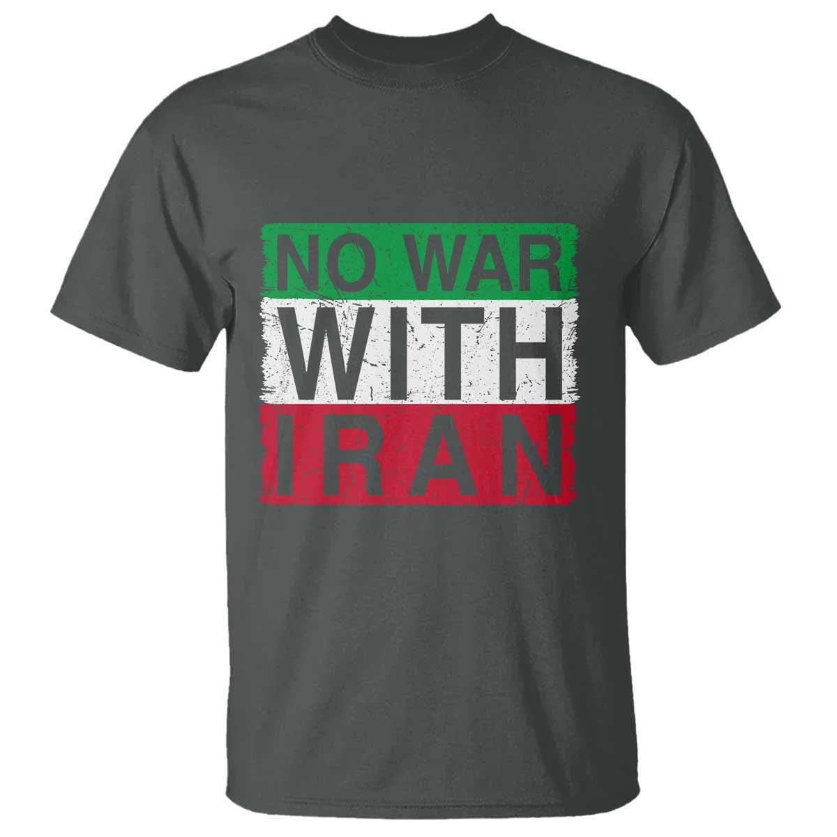 No War With Iran T Shirt Solidarity With Iranian People Peace