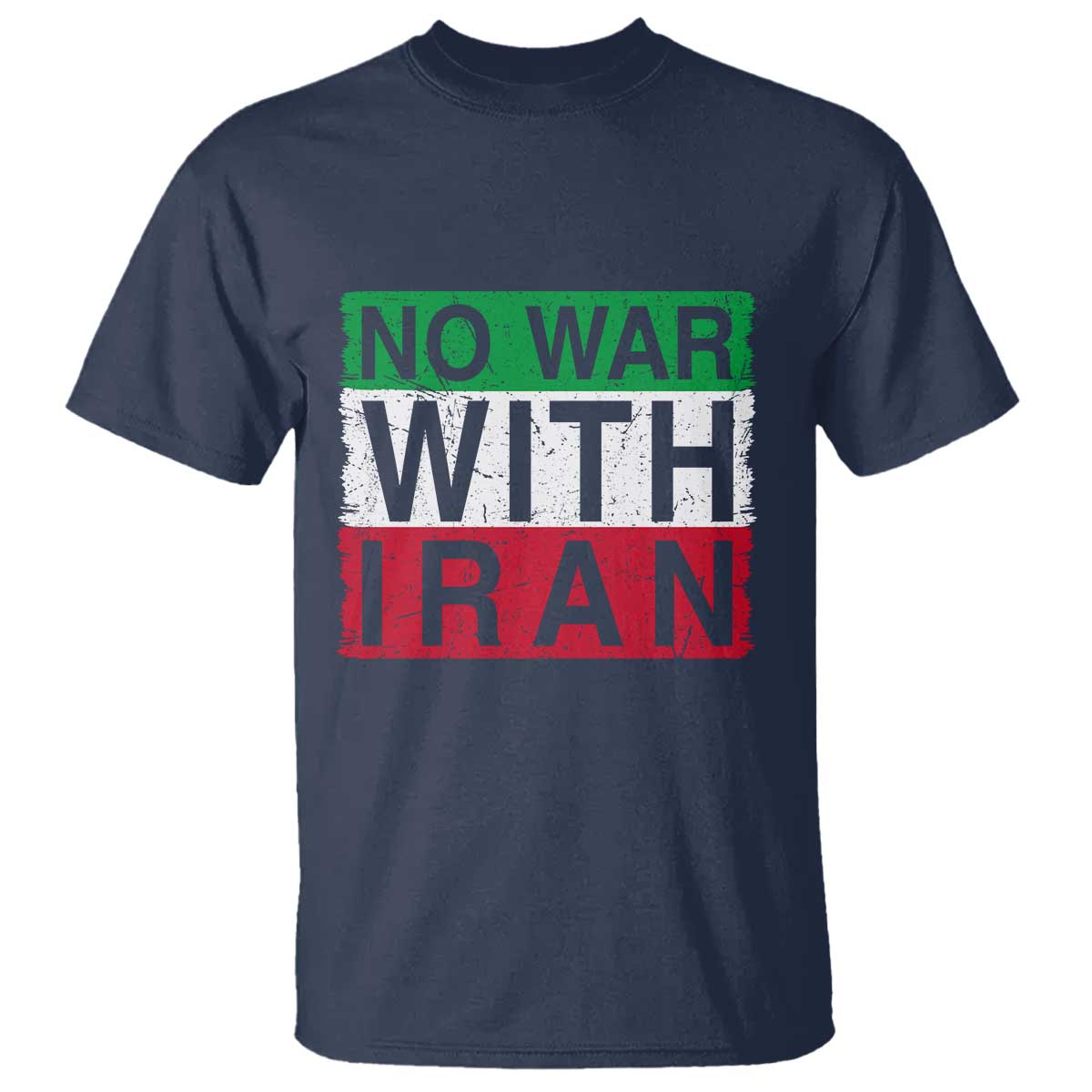 No War With Iran T Shirt Solidarity With Iranian People Peace