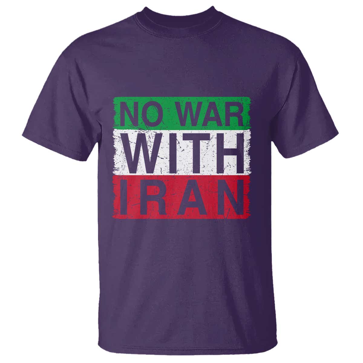 No War With Iran T Shirt Solidarity With Iranian People Peace