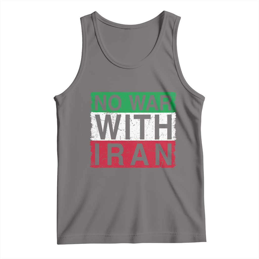 No War With Iran Tank Top Solidarity With Iranian People Peace