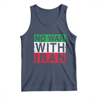 No War With Iran Tank Top Solidarity With Iranian People Peace