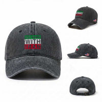 No War With Iran Washed Cotton Baseball Cap Solidarity With Iranian People Peace
