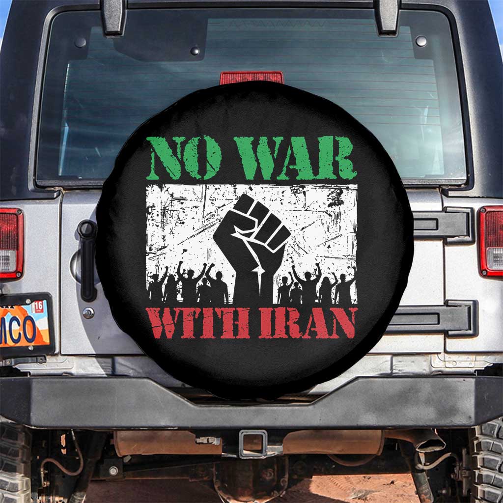 No War With Iran Spare Tire Cover Free Iran Peace Seeker Gift