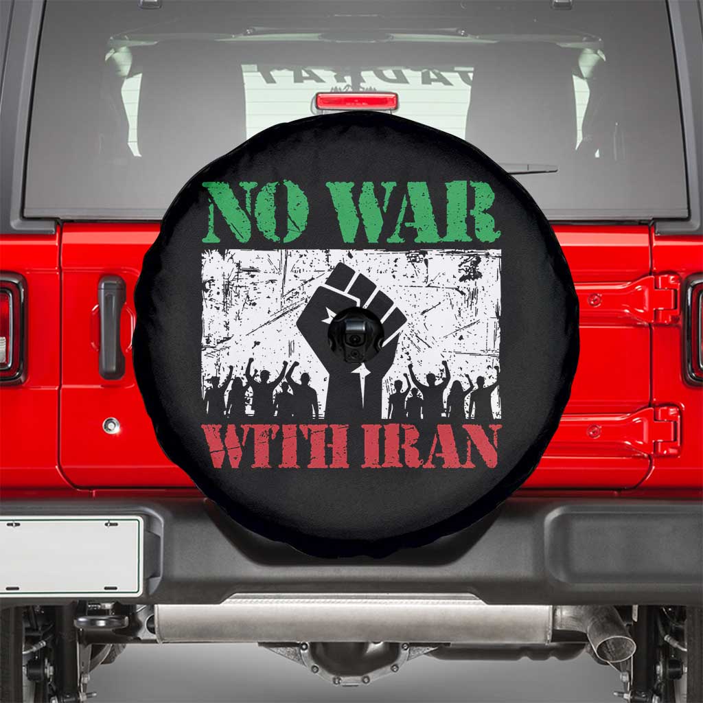 No War With Iran Spare Tire Cover Free Iran Peace Seeker Gift