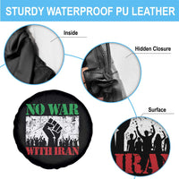 No War With Iran Spare Tire Cover Free Iran Peace Seeker Gift