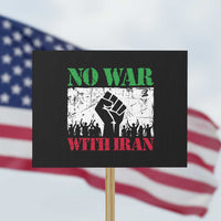 No War With Iran Protest Sign Free Iran Peace Seeker Gift