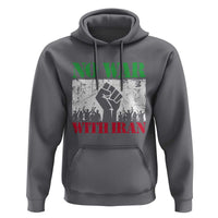 No War With Iran Hoodie Free Iran Peace Seeker Gift