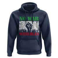 No War With Iran Hoodie Free Iran Peace Seeker Gift