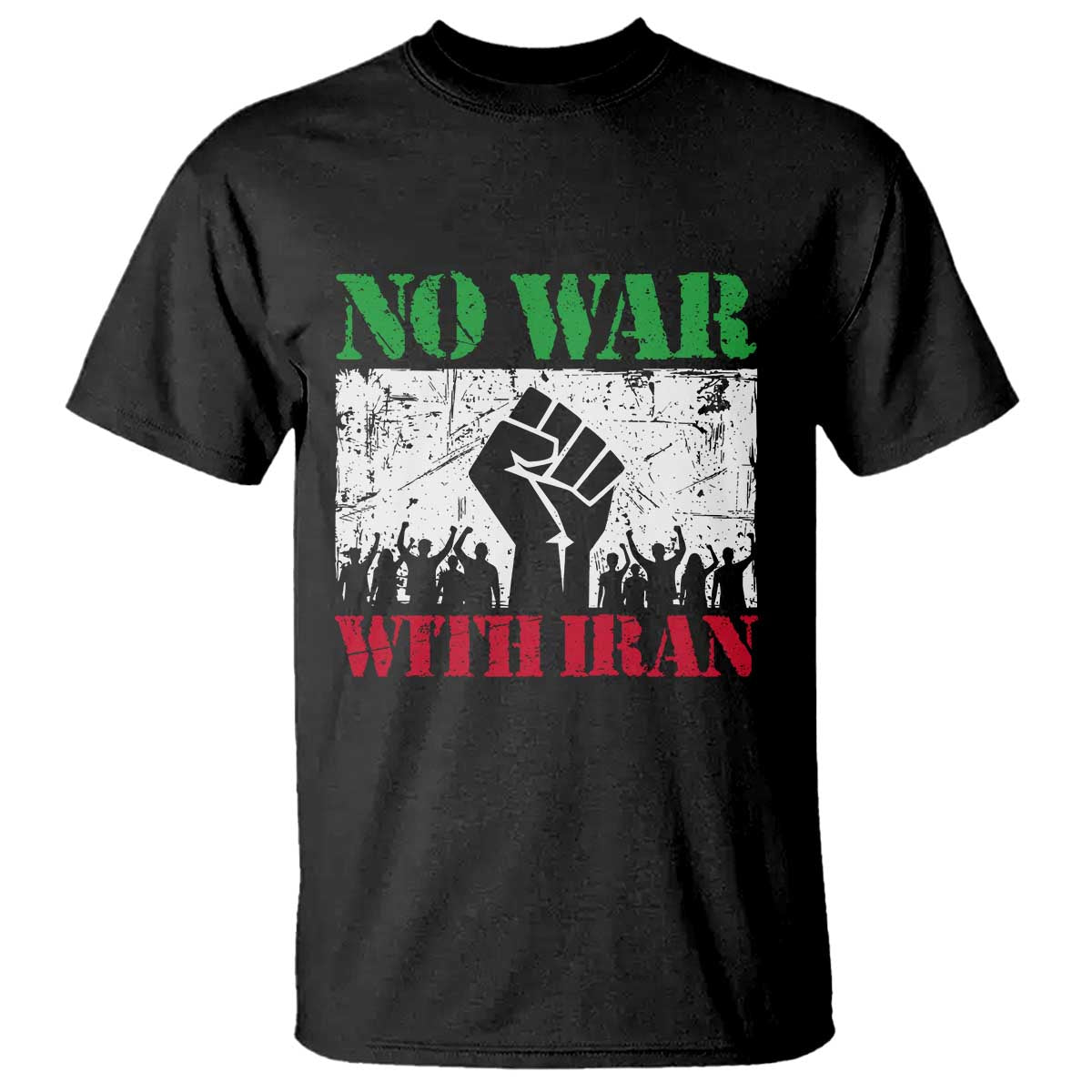 No War With Iran T Shirt Free Iran Peace Seeker Gift
