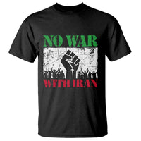No War With Iran T Shirt Free Iran Peace Seeker Gift
