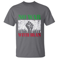 No War With Iran T Shirt Free Iran Peace Seeker Gift