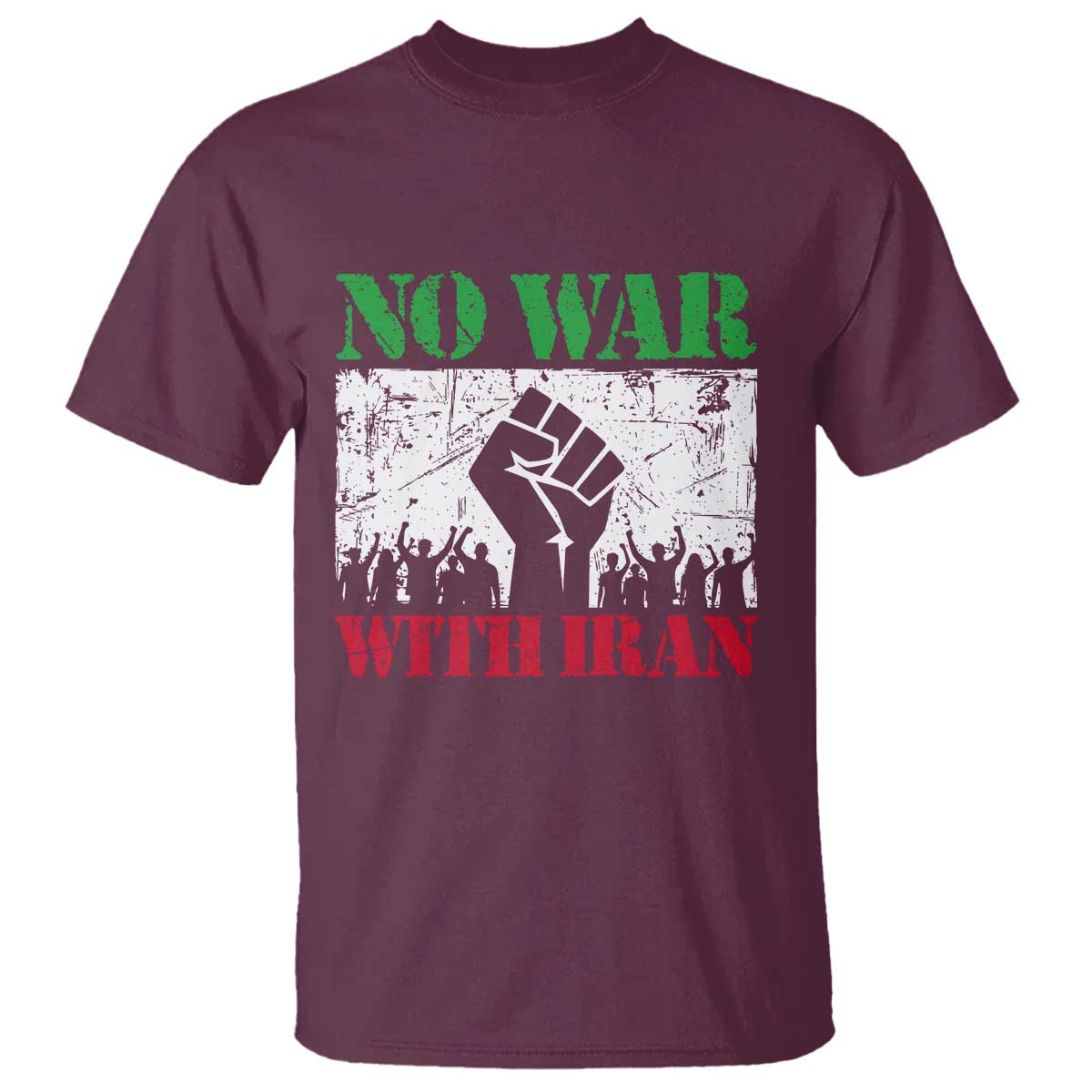No War With Iran T Shirt Free Iran Peace Seeker Gift