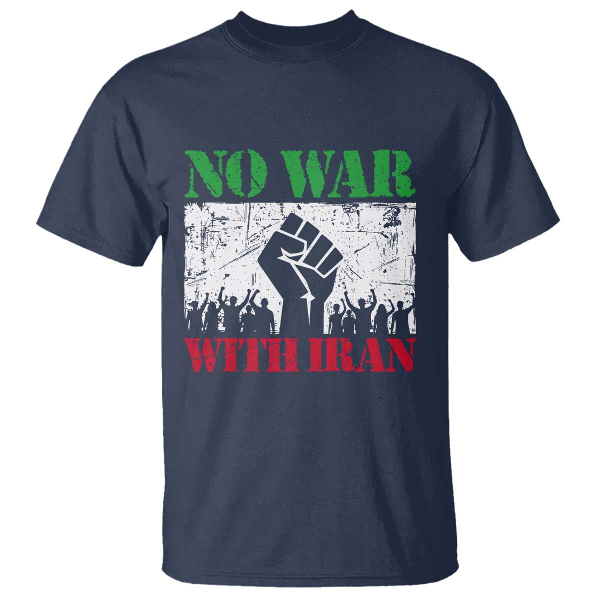 No War With Iran T Shirt Free Iran Peace Seeker Gift