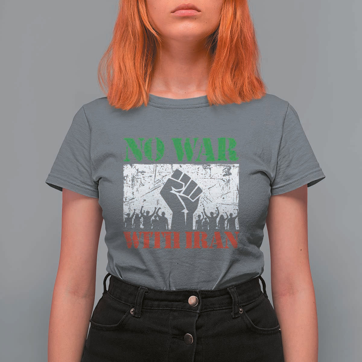 No War With Iran T Shirt For Women Free Iran Peace Seeker Gift
