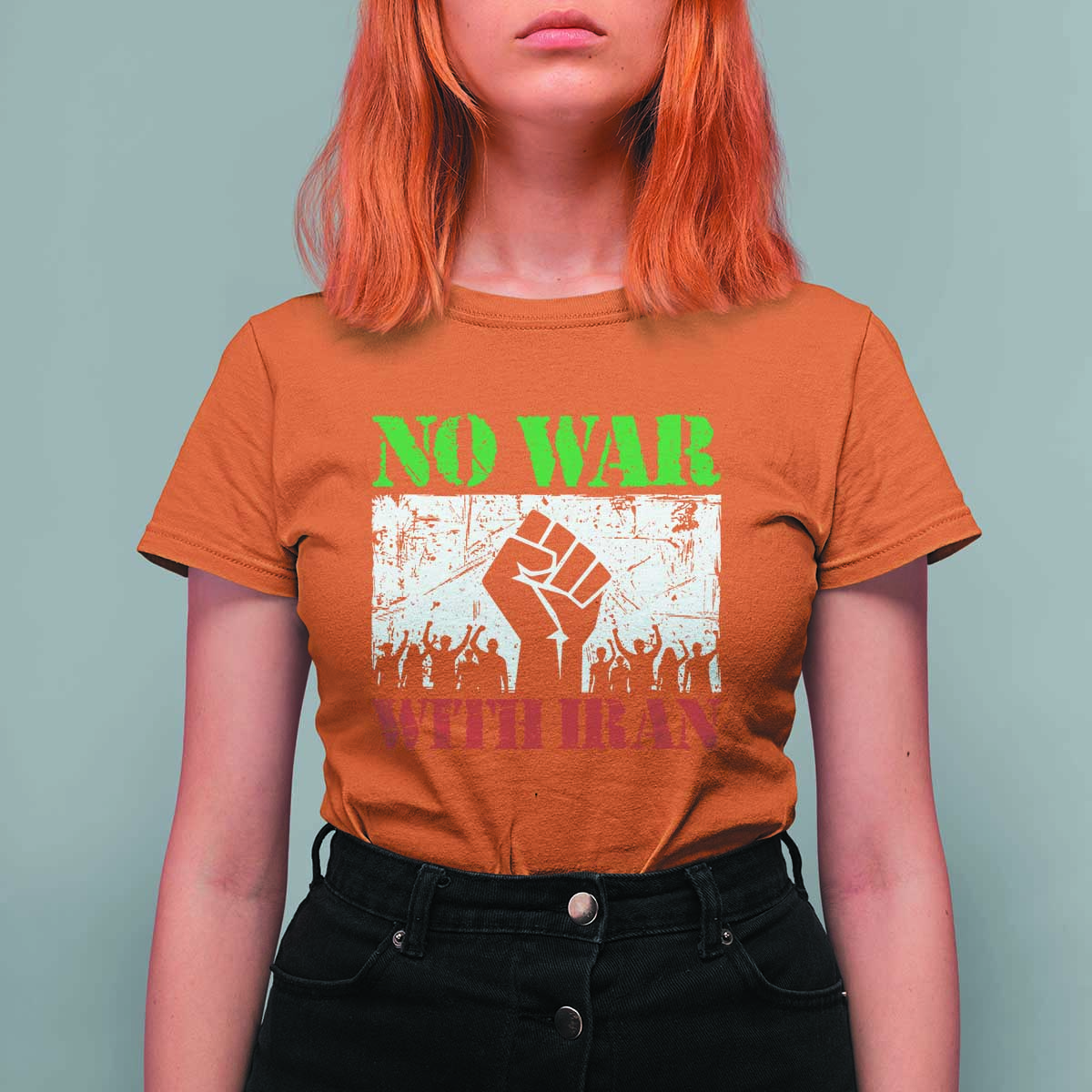 No War With Iran T Shirt For Women Free Iran Peace Seeker Gift