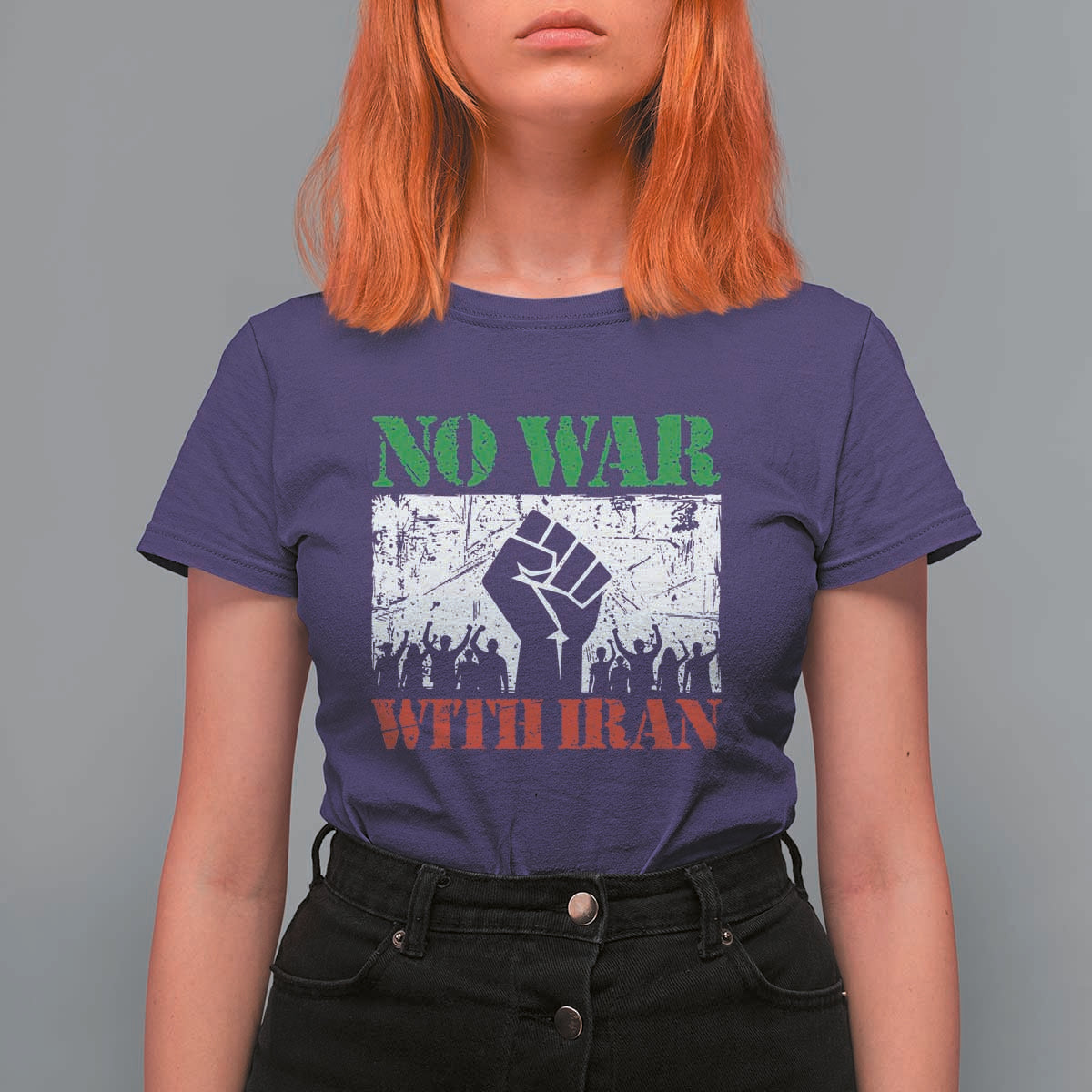 No War With Iran T Shirt For Women Free Iran Peace Seeker Gift